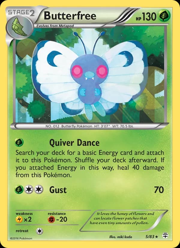Butterfree 5/83, Generations