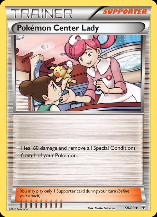 Pokémon Center Lady 68/83, Generations