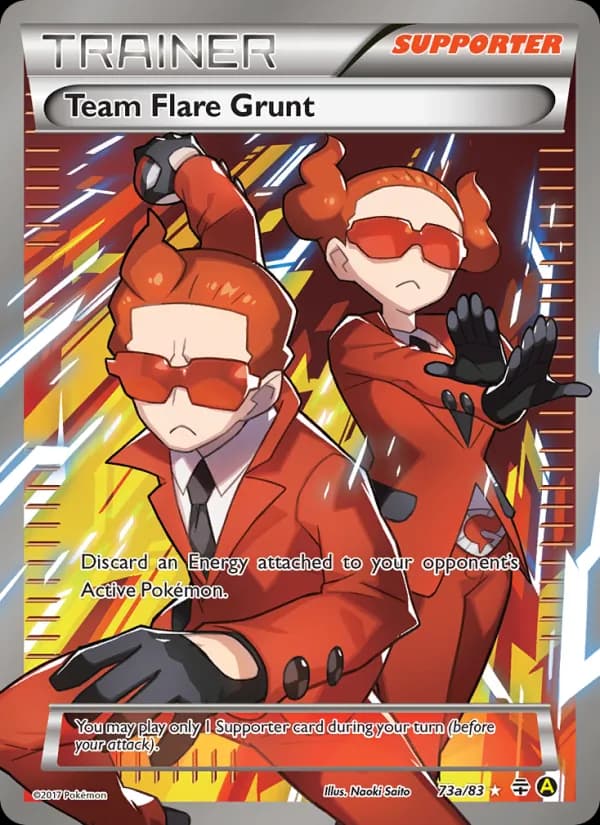 Team Flare Grunt 73/83, Generations