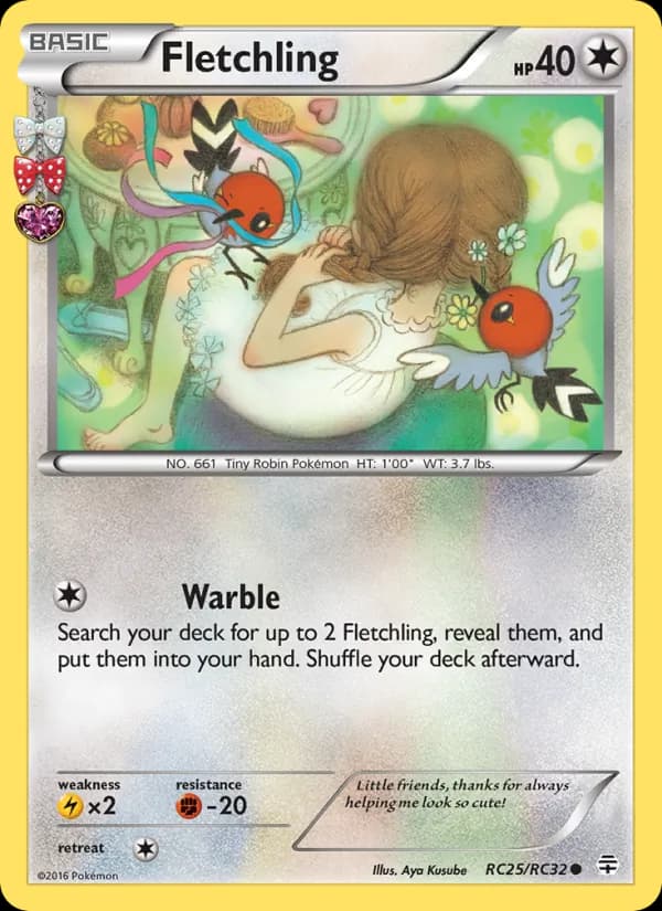 Fletchling RC25/83, Generations