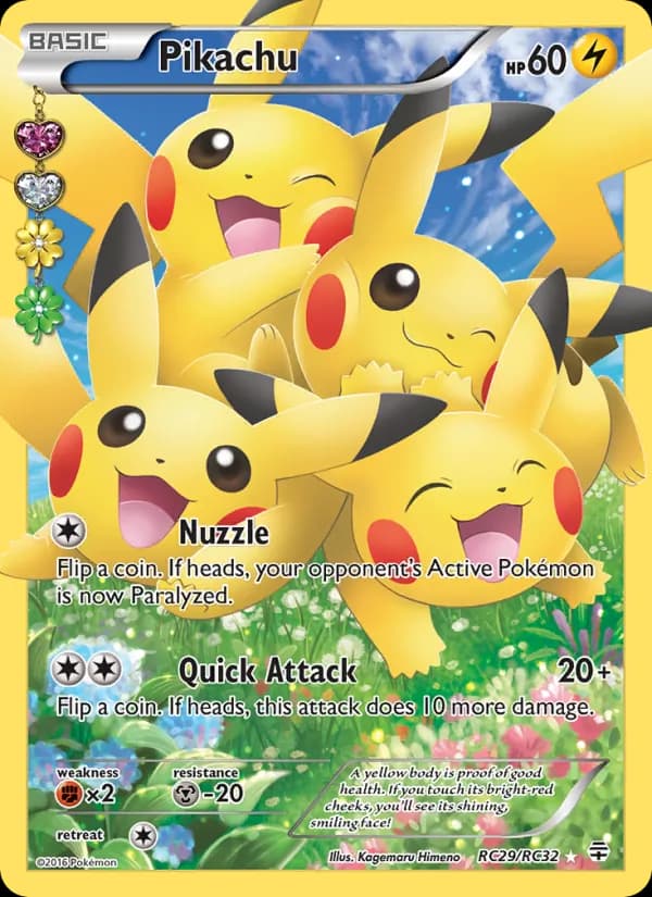 Pikachu RC29/83, Generations