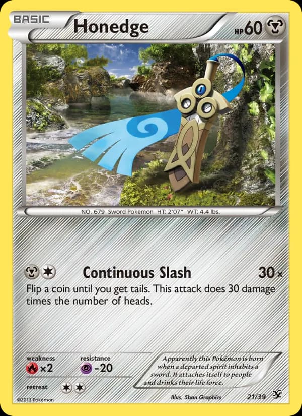Honedge 21/39, Kalos Starter Set