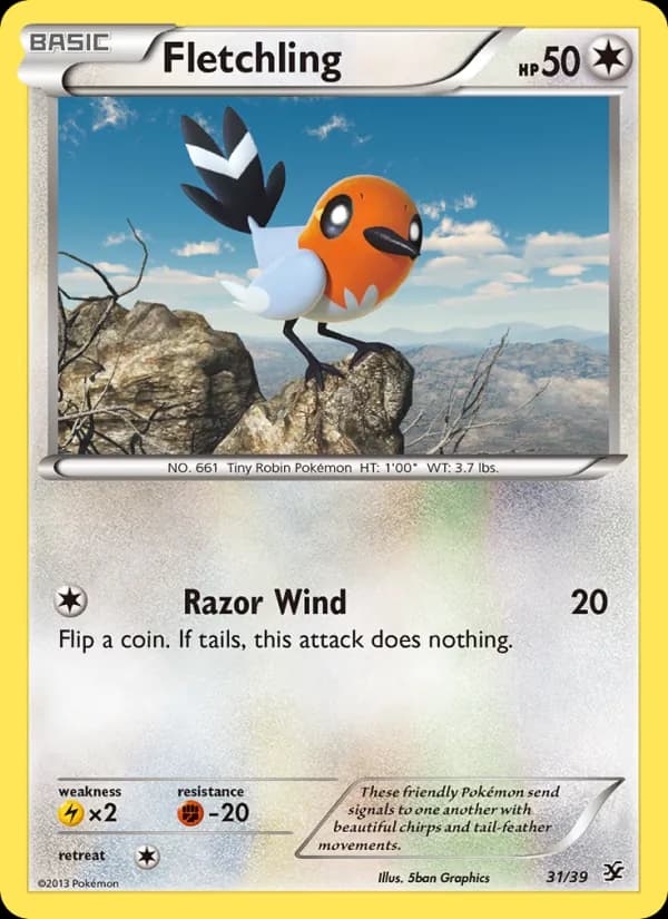 Fletchling 31/39, Kalos Starter Set