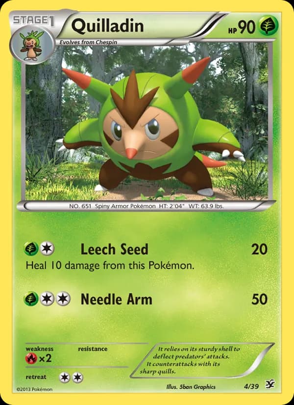 Quilladin 4/39, Kalos Starter Set