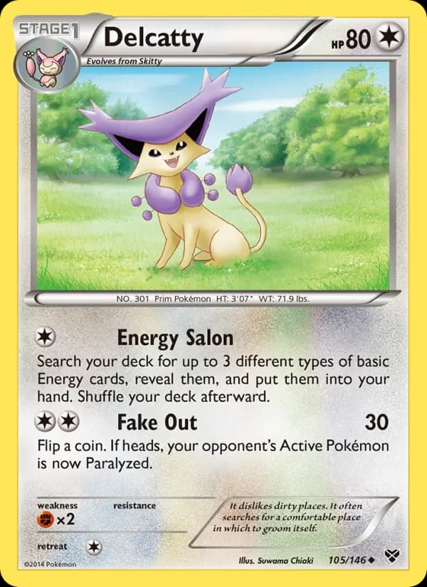 Delcatty 105/146, XY