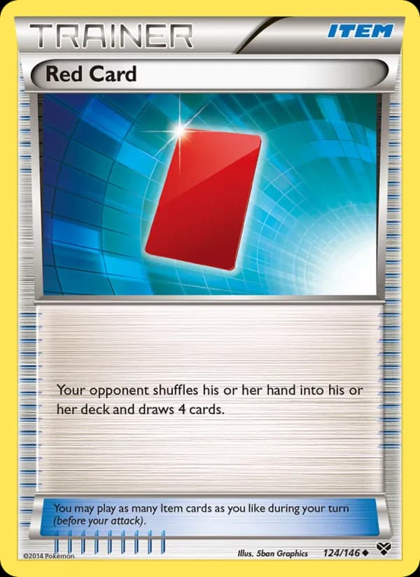 Red Card 124/146, XY