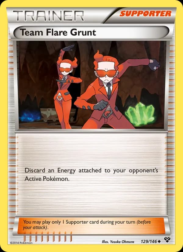 Team Flare Grunt 129/146, XY