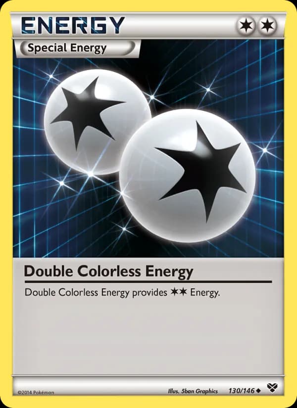 Double Colorless Energy 130/146, XY
