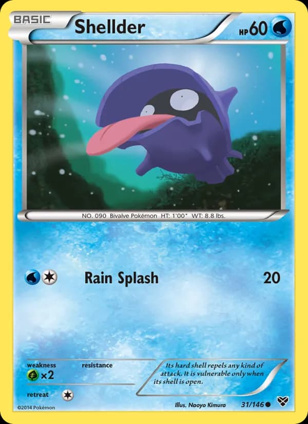 Shellder 31/146, XY
