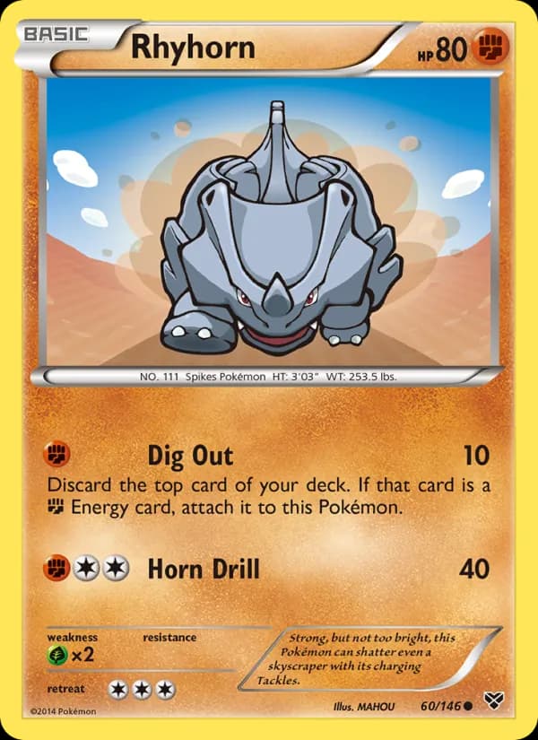 Rhyhorn 60/146, XY
