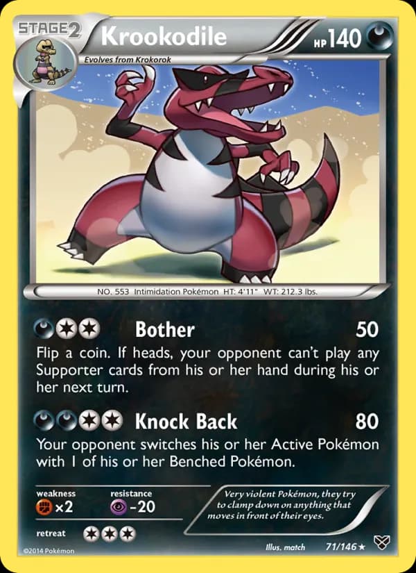 Krookodile 71/146, XY