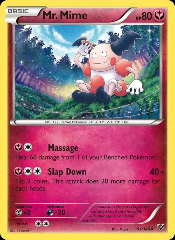 Mr. Mime 91/146, XY