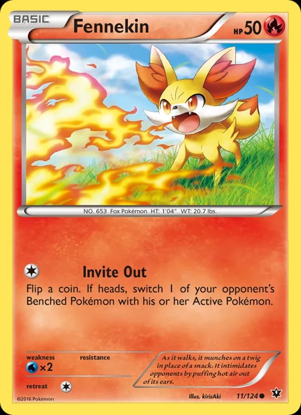 Fennekin 11/124, Fates Collide