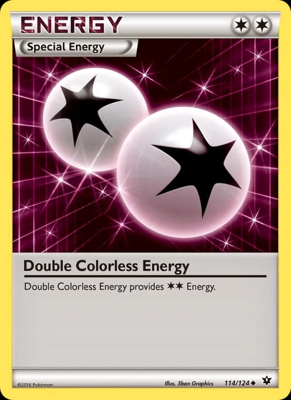 Double Colorless Energy 114/124, Fates Collide