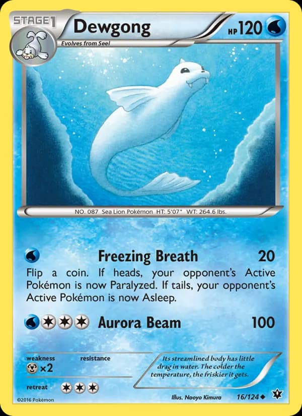 Dewgong 16/124, Fates Collide