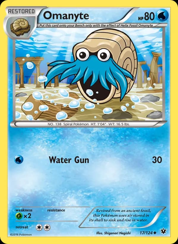 Omanyte 17/124, Fates Collide