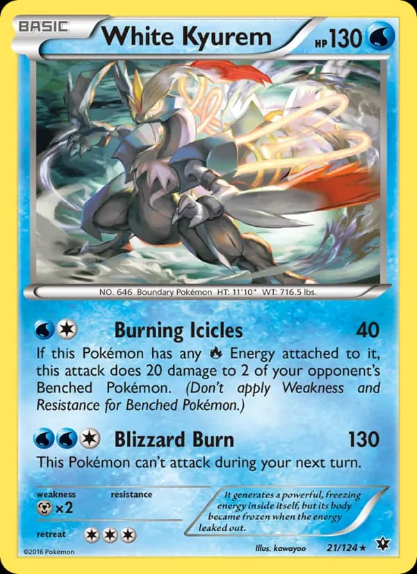 White Kyurem 21/124, Fates Collide