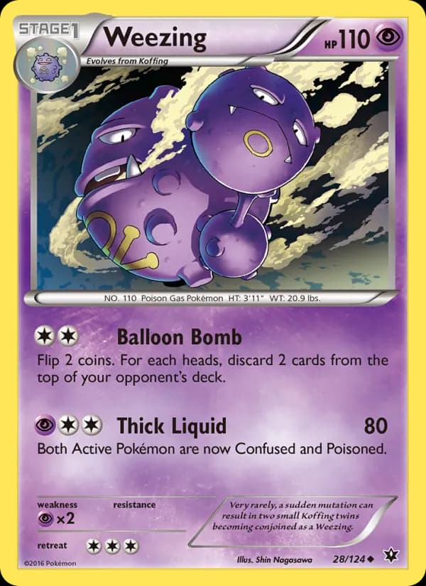 Weezing 28/124, Fates Collide