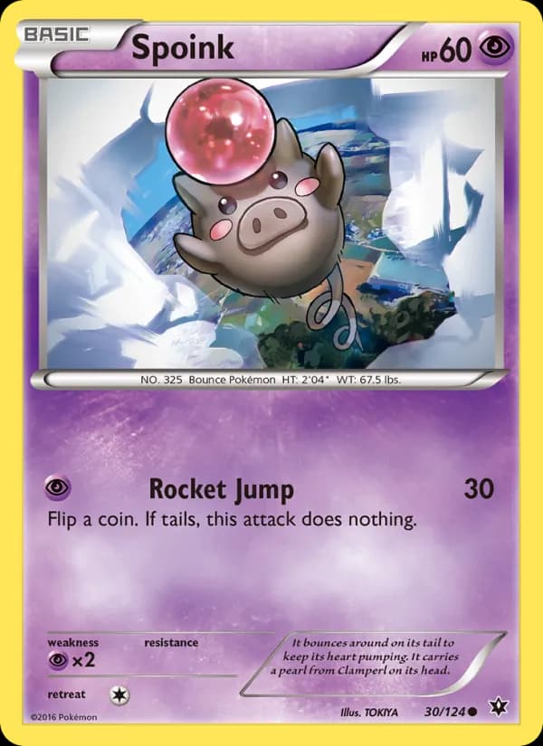 Spoink 30/124, Fates Collide