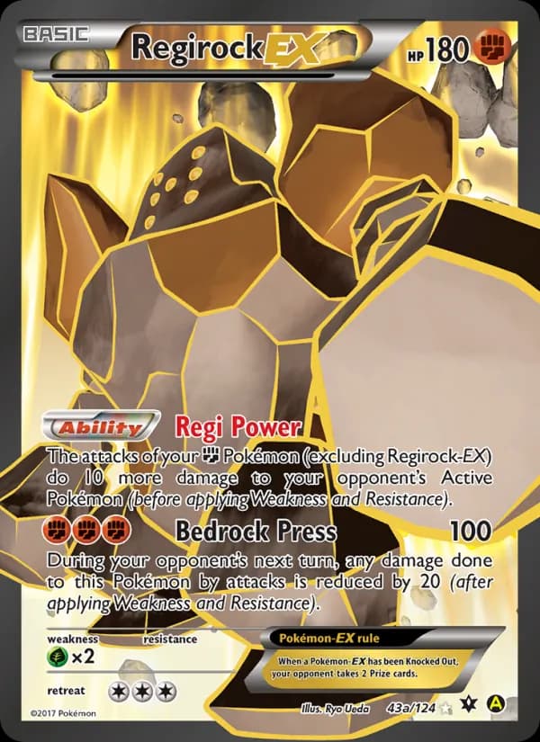 Regirock EX 43/124, Fates Collide