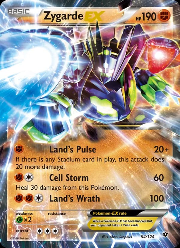 Zygarde EX 54/124, Fates Collide