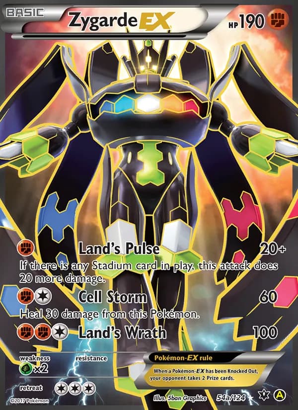 Zygarde EX 54a/124, Fates Collide