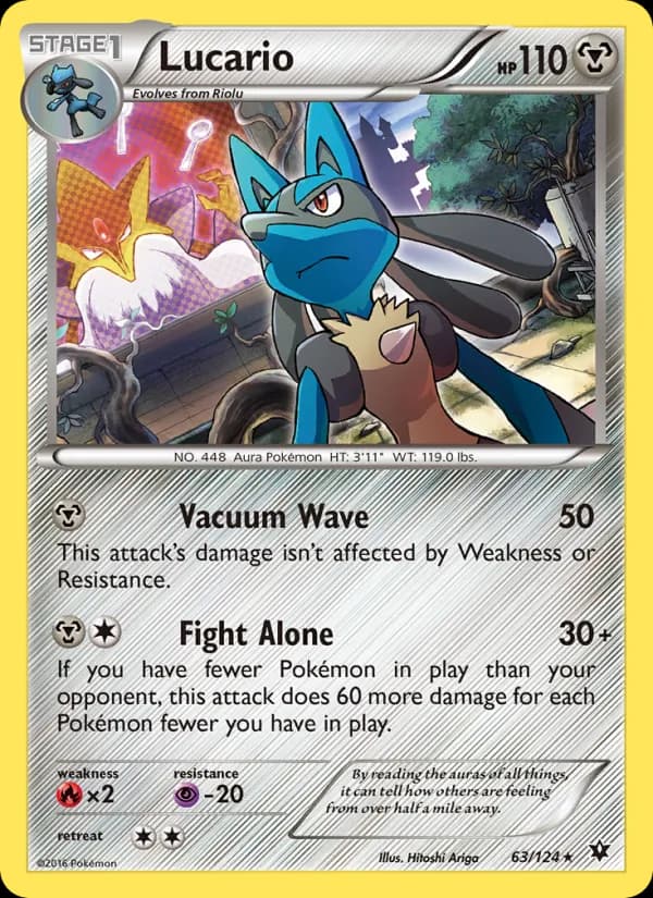Lucario 63/124, Fates Collide