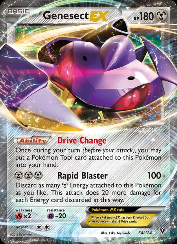 Genesect EX 64/124, Fates Collide