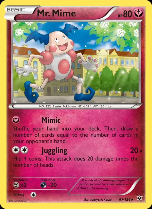 Mr. Mime 67/124, Fates Collide