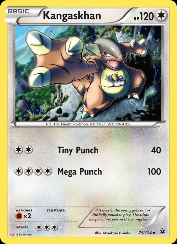 Kangaskhan 75/124, Fates Collide