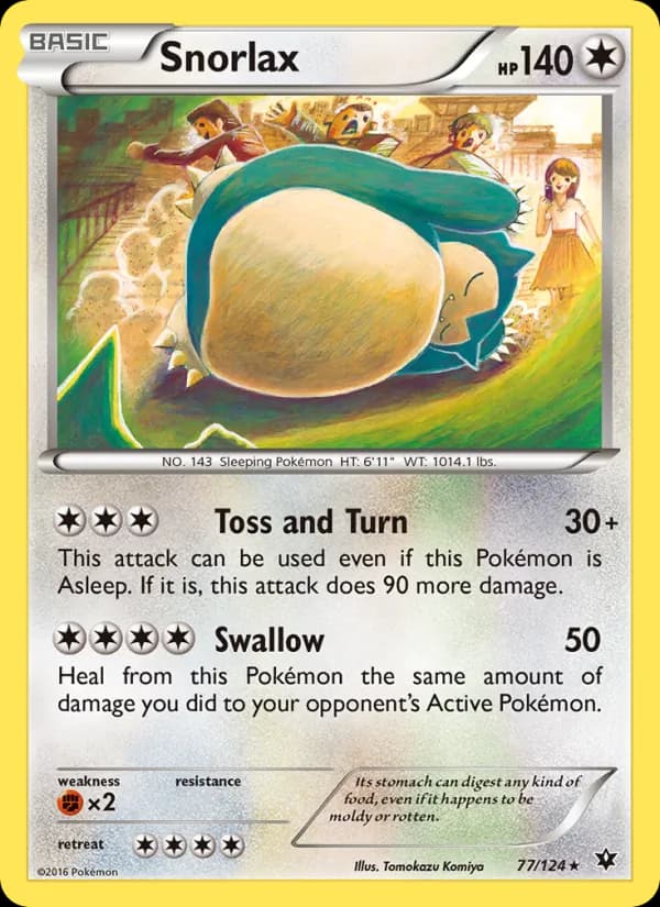 Snorlax 77/124, Fates Collide