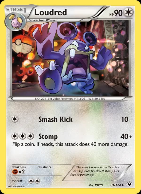 Loudred 81/124, Fates Collide