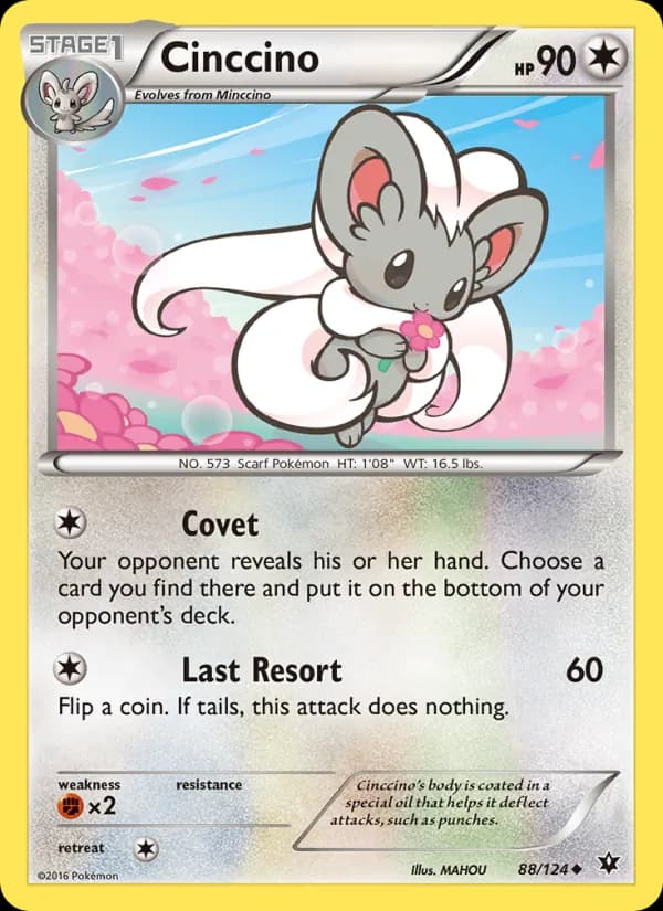 Cinccino 88/124, Fates Collide