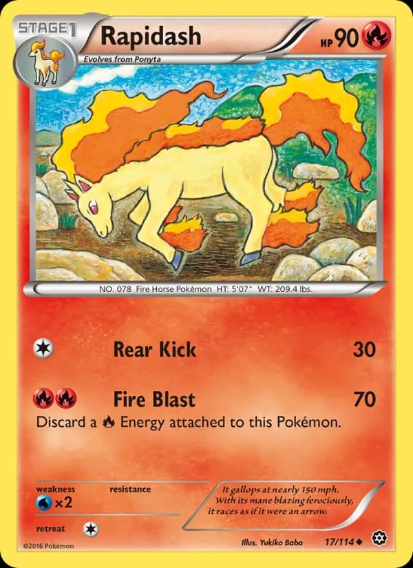 Rapidash 17/114, Steam Siege