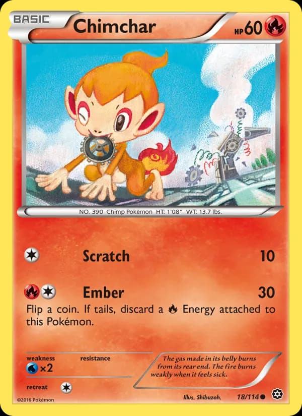 Chimchar 18/114, Steam Siege