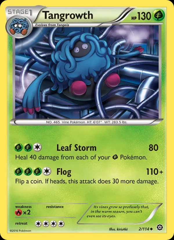Tangrowth 2/114, Steam Siege
