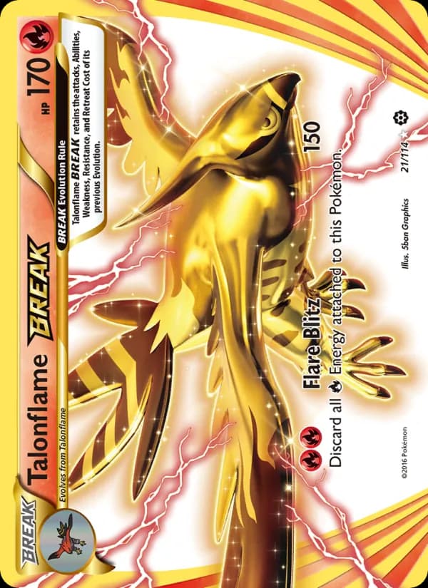 Talonflame BREAK 21/114, Steam Siege