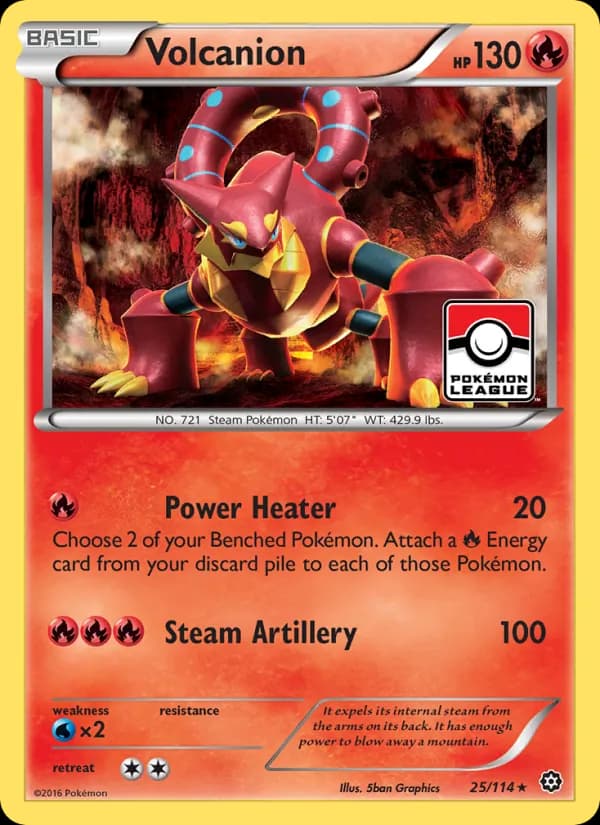 Volcanion 25/114, Steam Siege