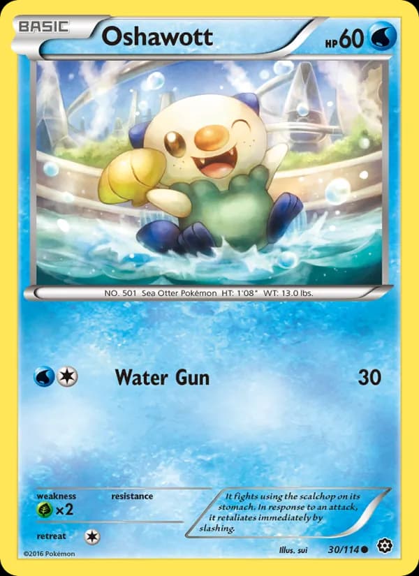 Oshawott 30/114, Steam Siege