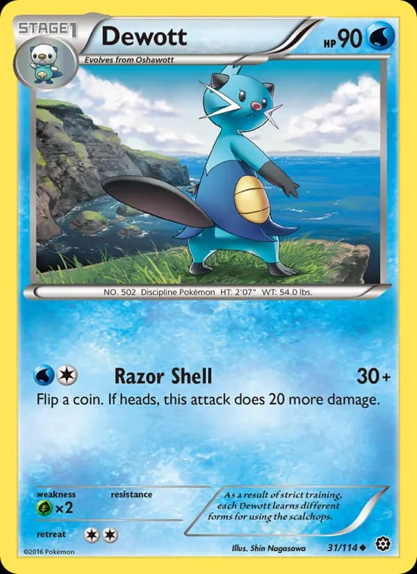 Dewott 31/114, Steam Siege