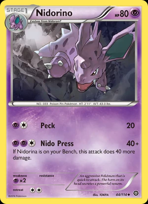 Nidorino 44/114, Steam Siege