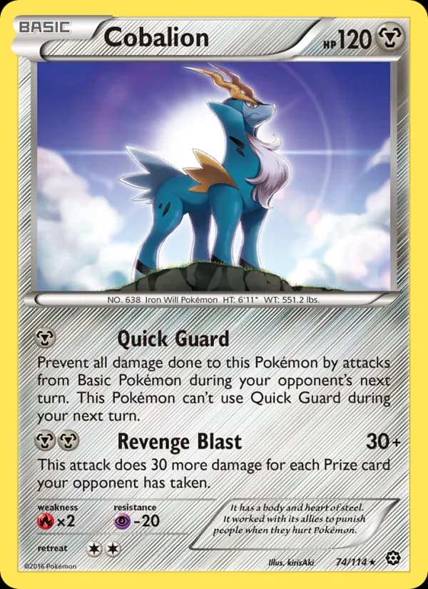 Cobalion 74/114, Steam Siege