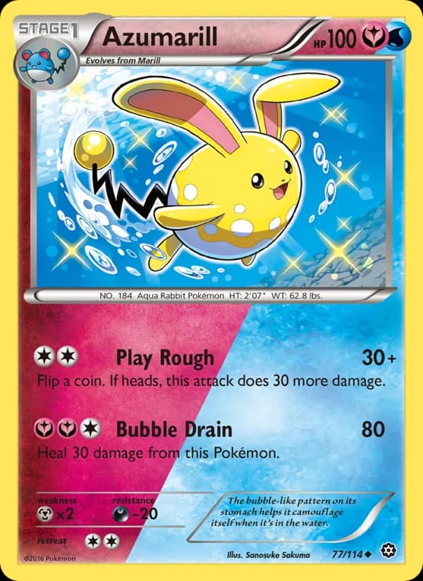 Azumarill 77/114, Steam Siege