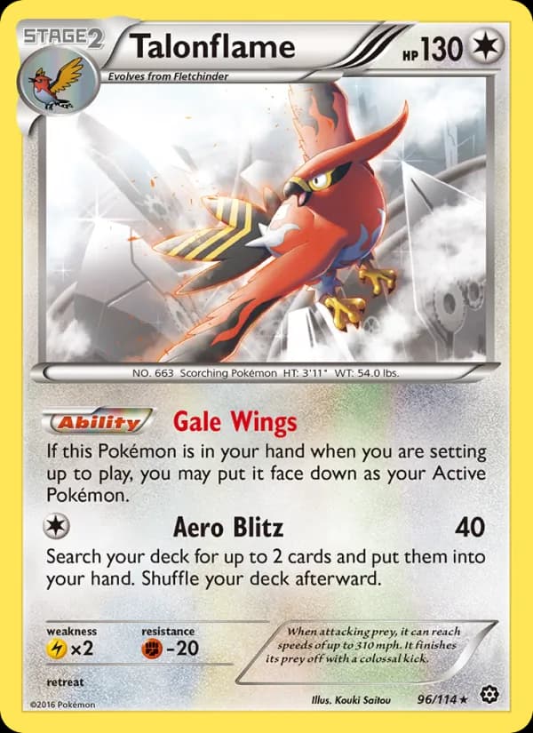 Talonflame 96/114, Steam Siege