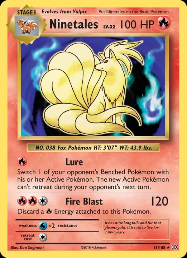 Ninetales 15/108, Evolutions