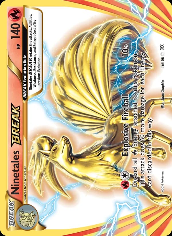 Ninetales BREAK 16/108, Evolutions