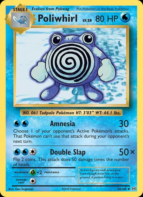 Poliwhirl 24/108, Evolutions