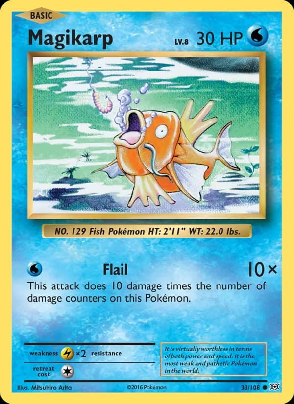 Magikarp 33/108, Evolutions
