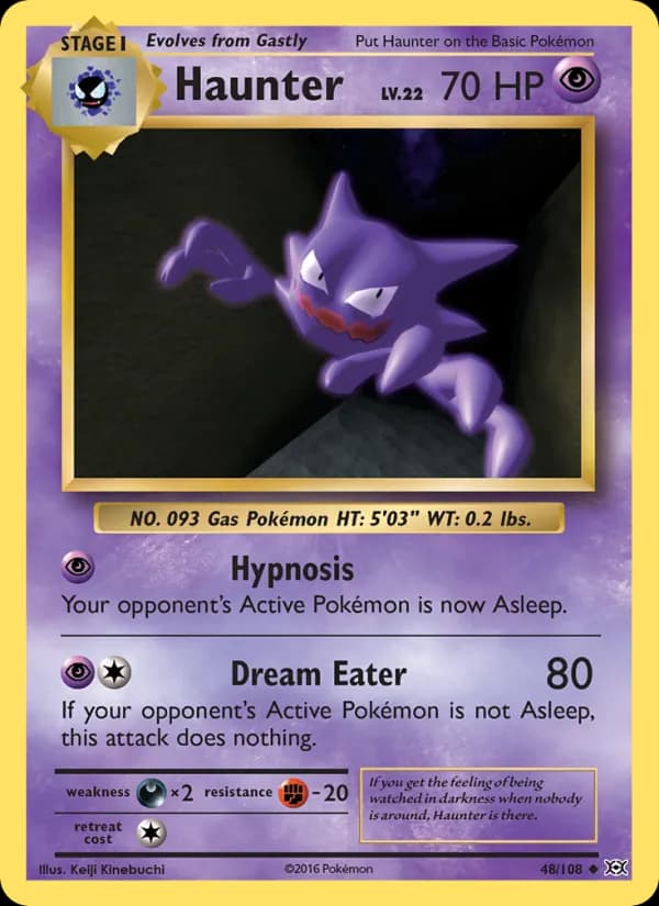 Haunter 48/108, Evolutions