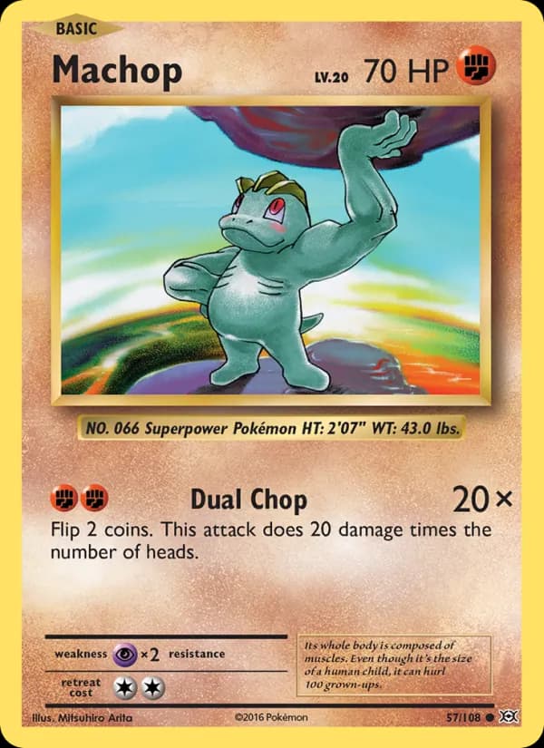 Machop 57/108, Evolutions